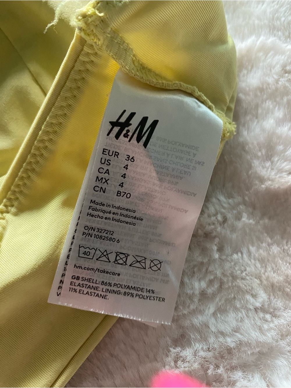 H&M Soft Yellow Bikini Set! - Picture 12 of 12